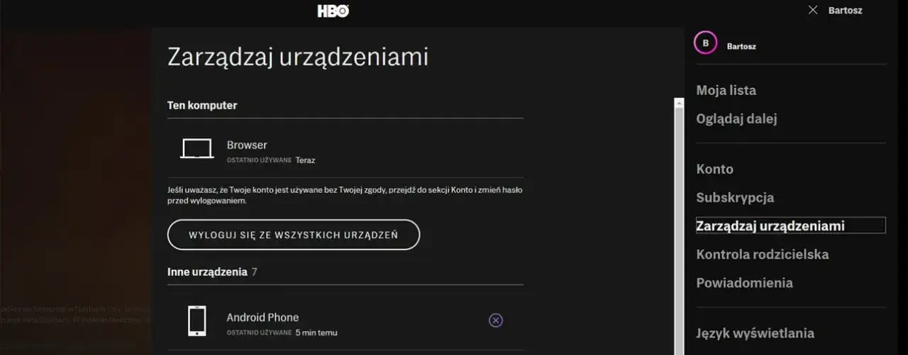 Jak wylogować się z HBO Max i zabezpieczyć swoje konto przed dostępem