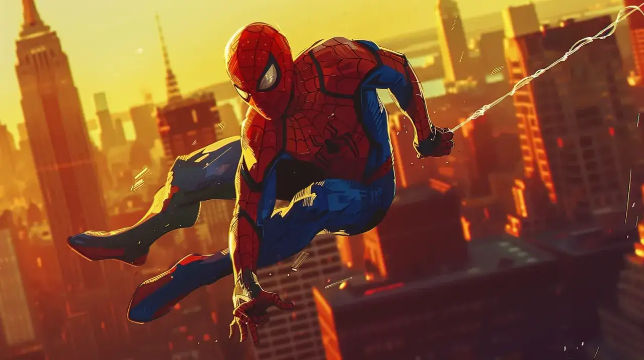 Niebieski Spiderman - unikalna wersja uwielbianego bohatera