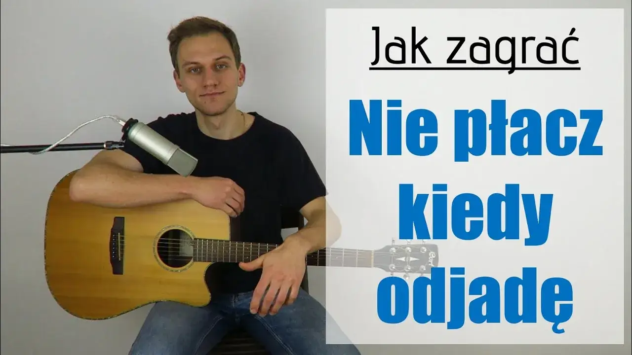 Nuty do piosenki nie płacz kiedy odjadę – graj na pianinie i gitarze