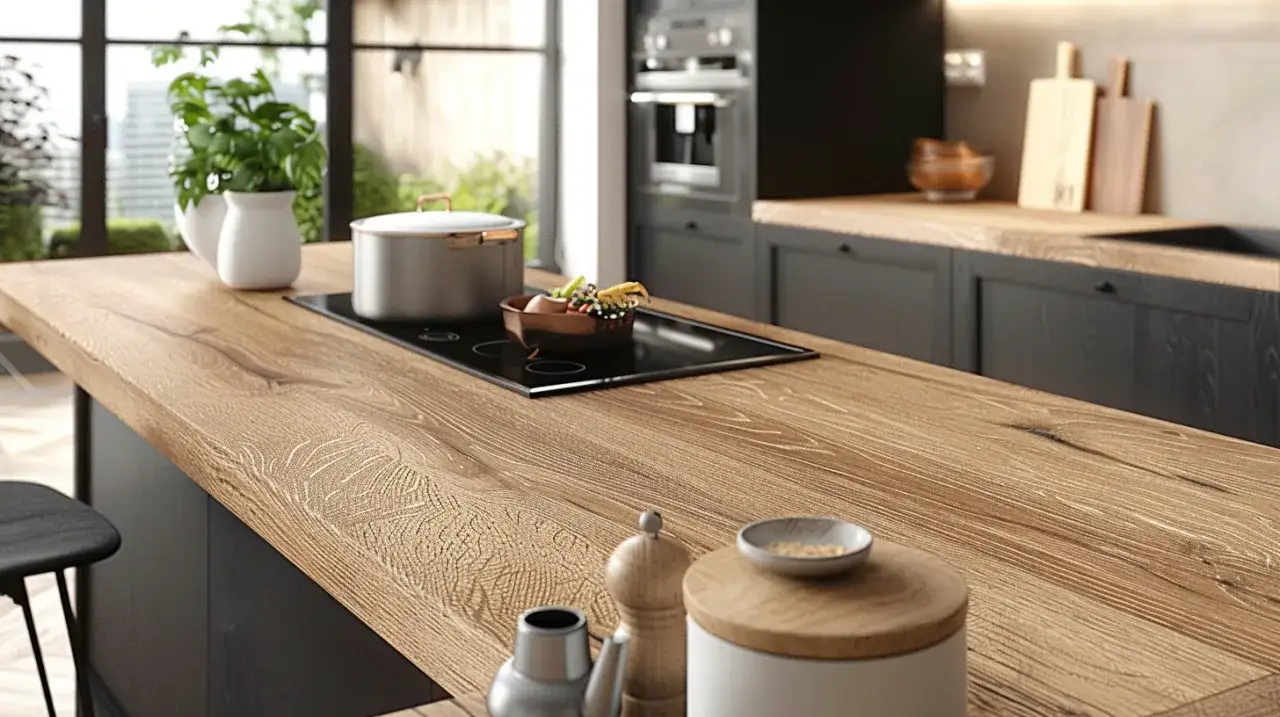 Blat dąb Hamilton: naturalny wygląd drzewa w Twojej kuchni