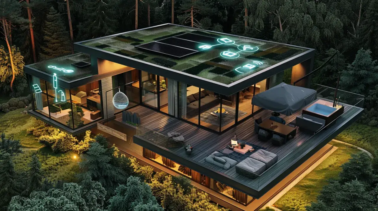 Dom przy Modrzewiowej: nowoczesne, komfortowe rozwiązania