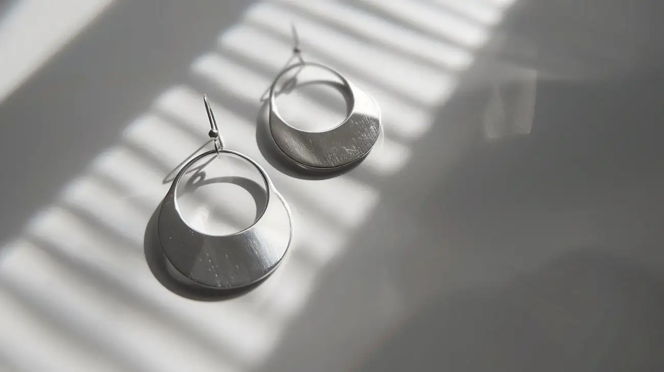 Kolczyki srebrne geometryczne: nowoczesny minimalizm w Twoim stylu