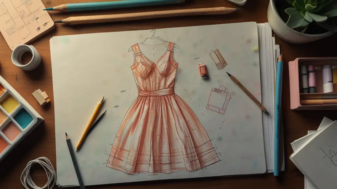 Jak narysować suknię krok po kroku - techniki, detale i inspiracje