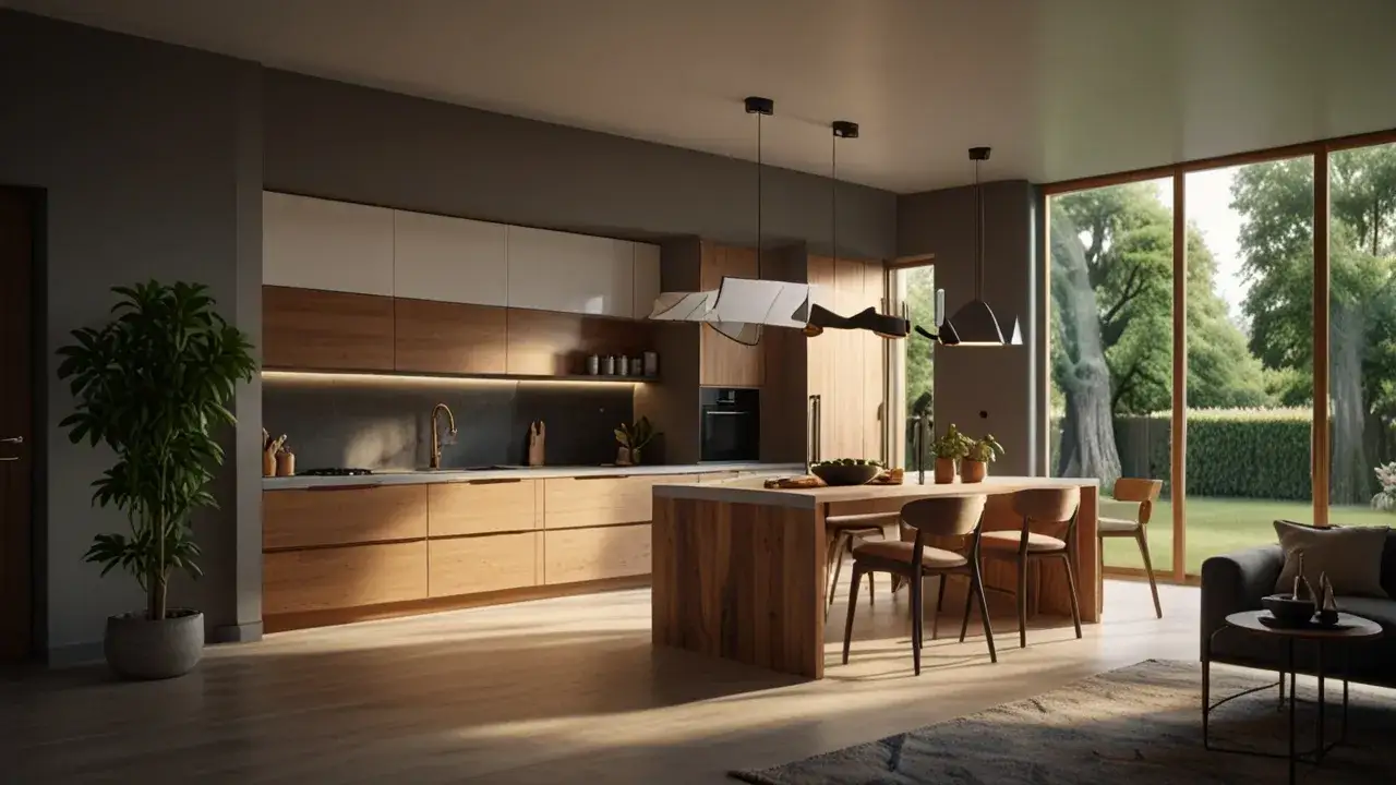 Duże okno w kuchni: Funkcjonalność, estetyka i jak je dobrze zaplanować?