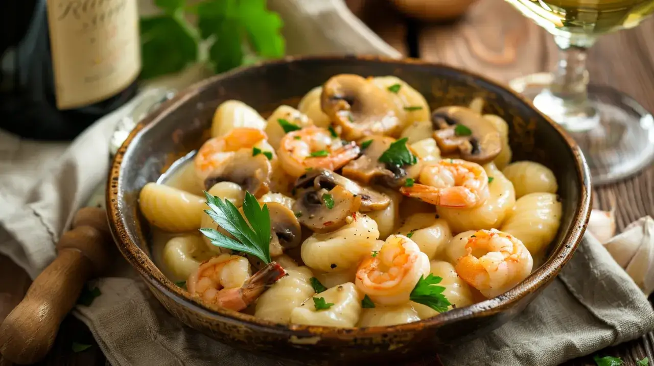 Gnocchi z kurkami i krewetkami: Poczuj włoskie smaki w swoim domu