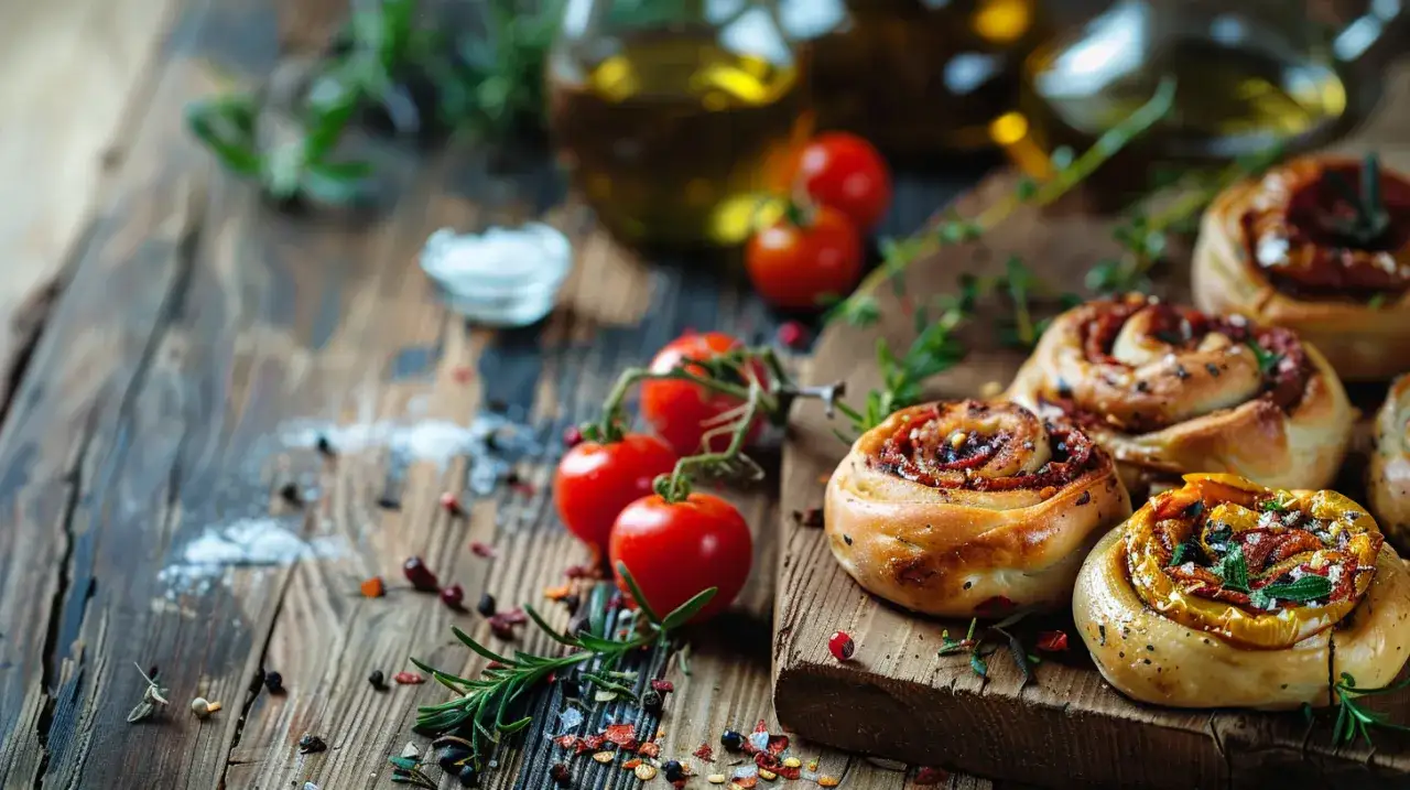 Bułki z suszonymi pomidorami: Śródziemnomorski akcent na śniadanie