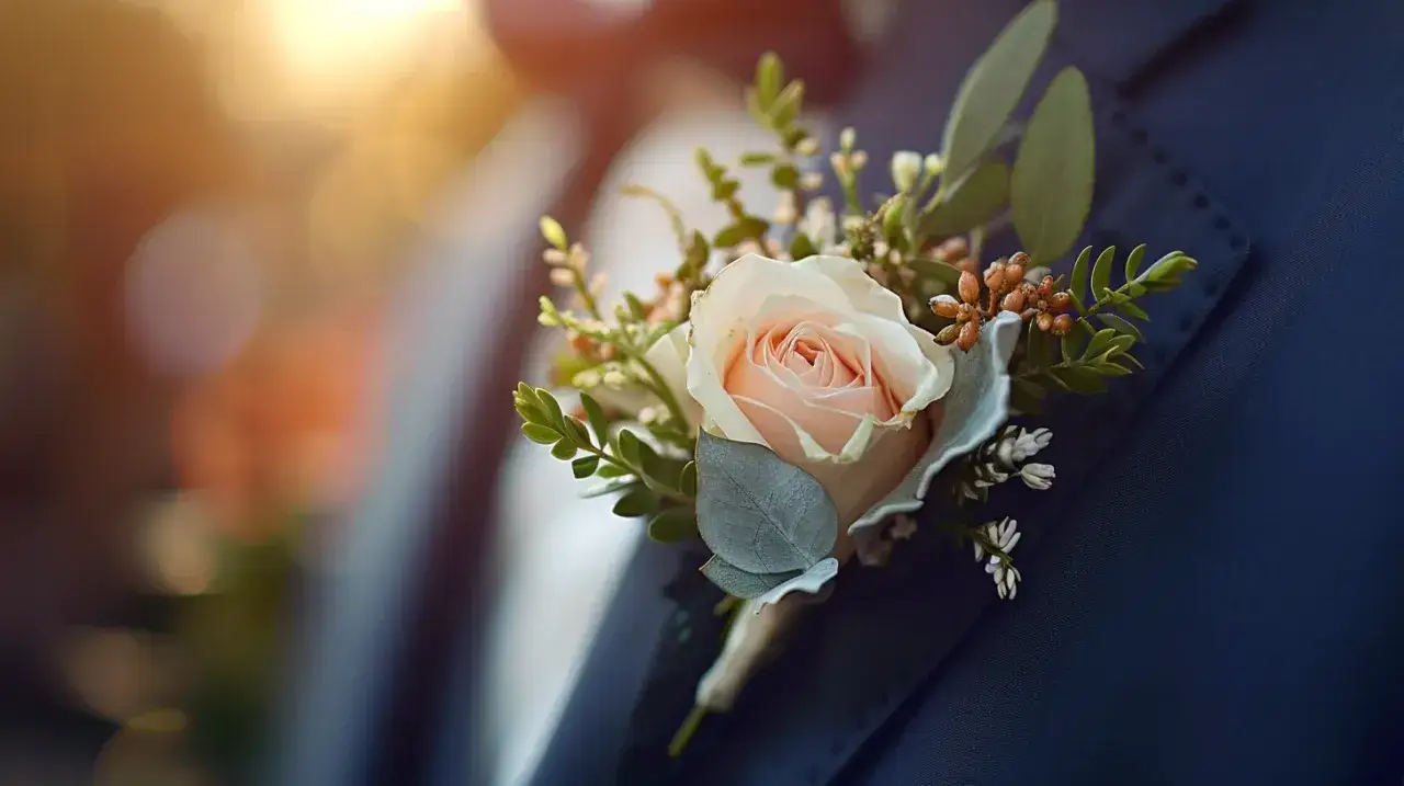 Jak dobrać butonierkę dla świadka i zadać szyku na weselu - praktyczne rady