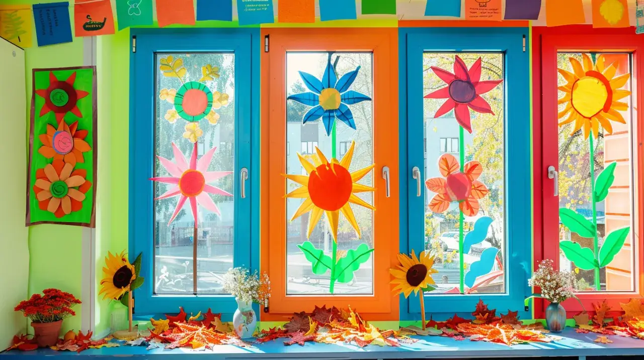 Dekoracje okna przedszkole – Inspiracje na każdą porę roku: jak ozdobić okna 