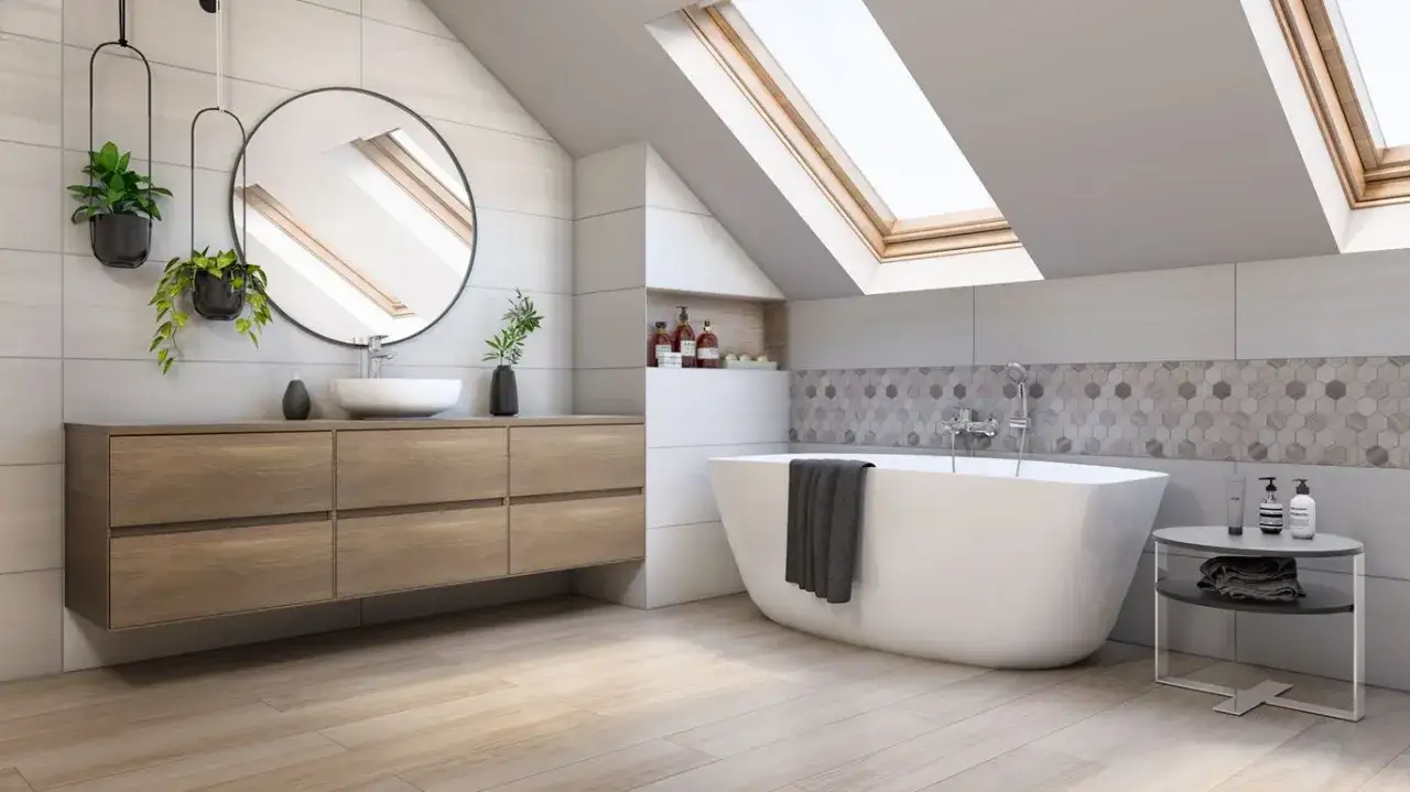 Jakie płytki do łazienki na poddaszu: 8 sprawdzonych rozwiązań aranżacyjnych