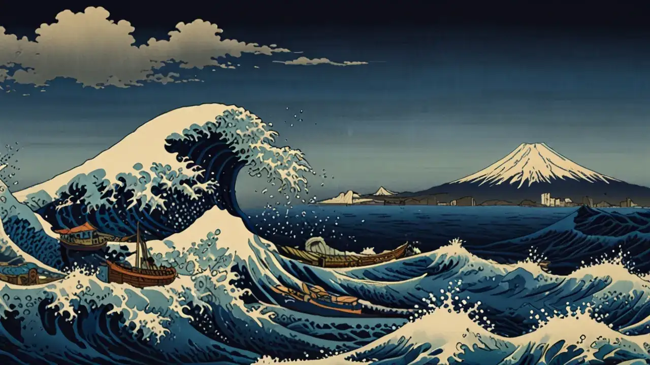 Hokusai: Wielka fala i jej kluczowe miejsce w sztuce japońskiej