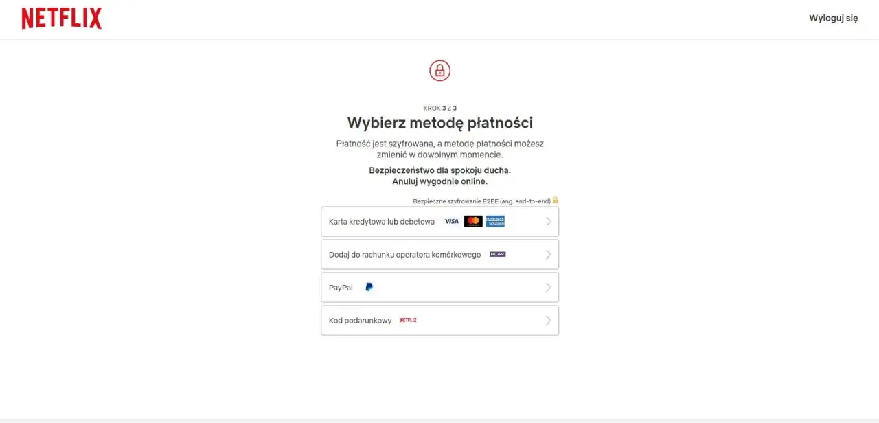 Ile czasu wystarcza karta podarunkowa Netflix na subskrypcję?