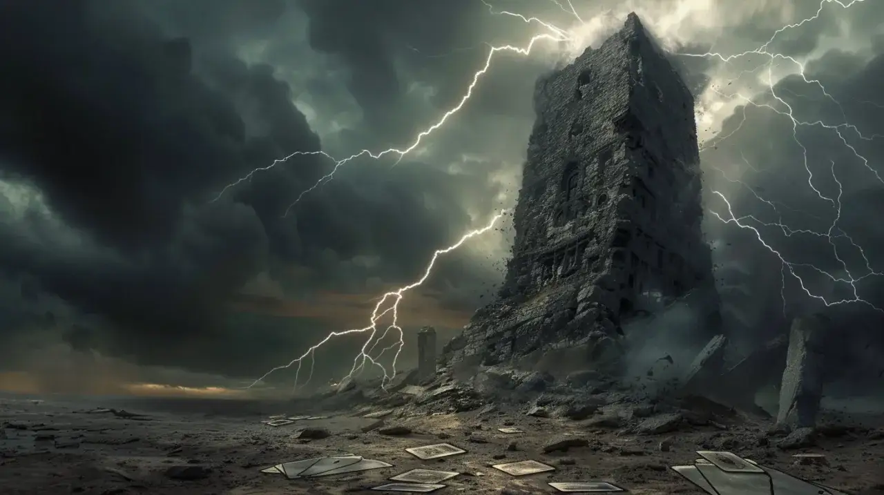 Wieża - znaczenie i interpretacja karty tarota Wieży w 2025 roku