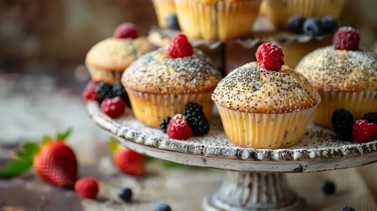 Delikatne babeczki makowe: Przepis na sukces każdego cukiernika