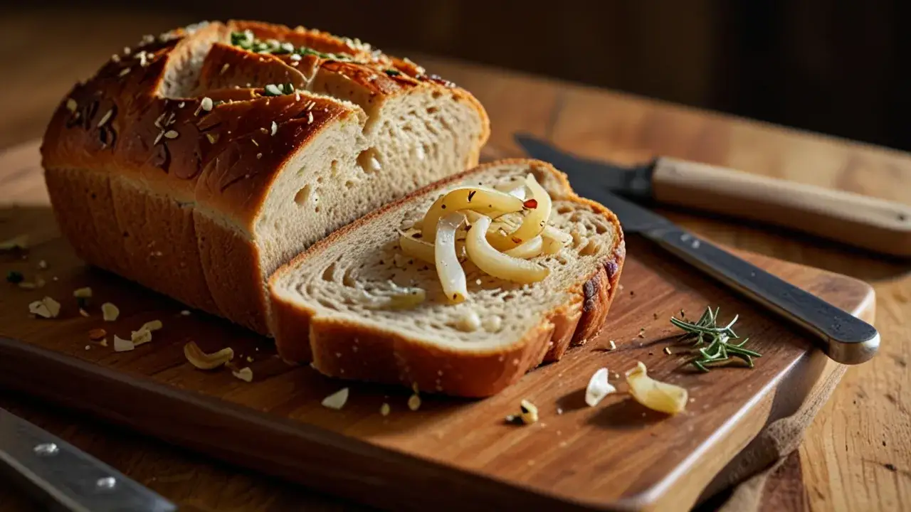 Chleb z cebulką prażoną: Przepis na wypiek, który musisz spróbować