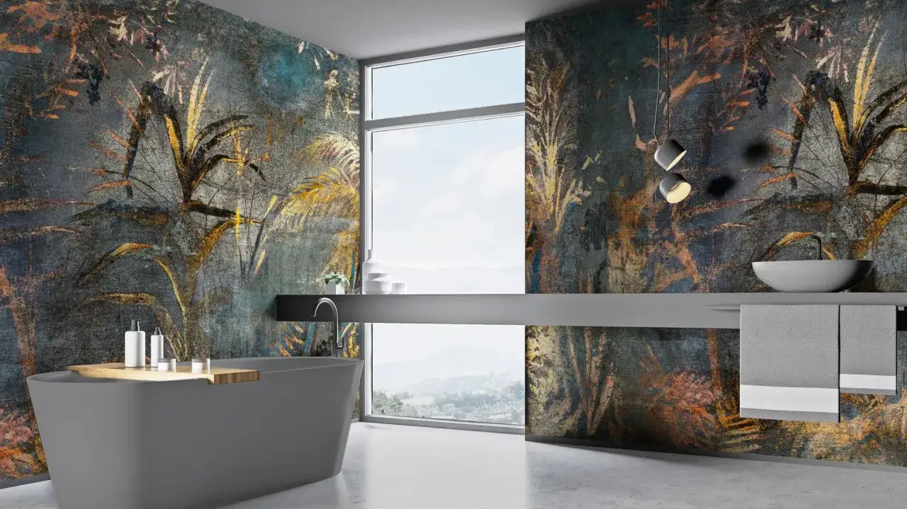 Jakie tapety do łazienki wybrać? 5 najlepszych rodzajów i wzorów