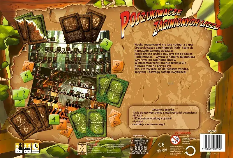 Poszukiwacze Zaginionych Liczb: Instrukcja Gry Matematycznej