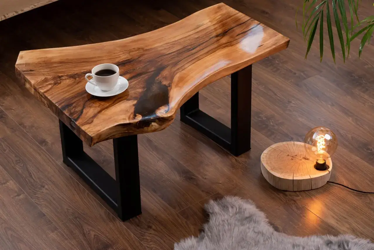 Stoliki drewno żywica: nowoczesne meble łączące naturę i design