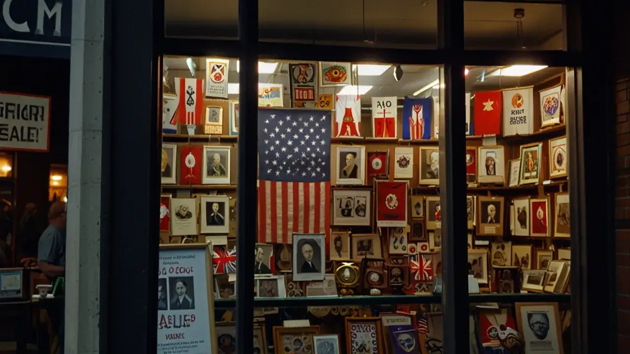 Czemu sklepy sprzedają artykuły propagandowe i flagi? Kontrowersje