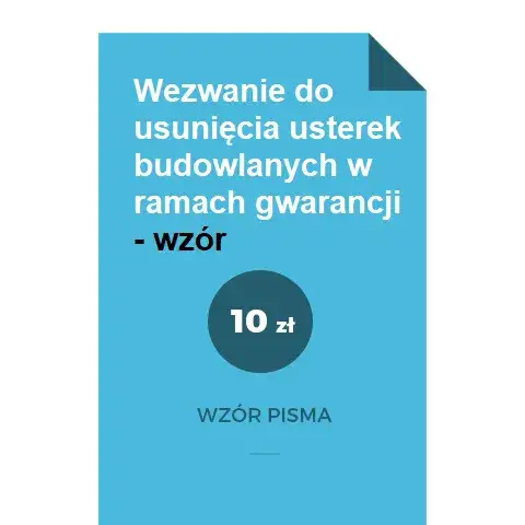Ile czasu ma deweloper na usunięcie usterki? Sprawdź swoje prawa!