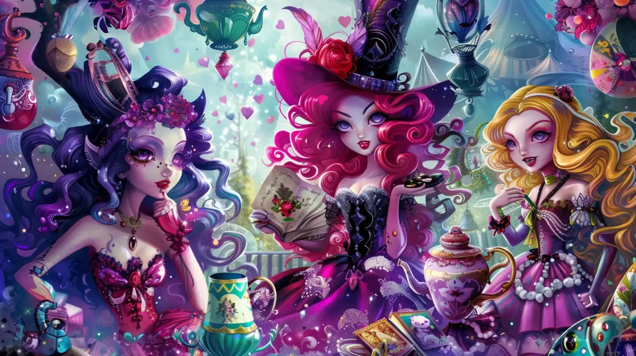 Pobierz darmowe kolorowanki z postaciami Ever After High do druku