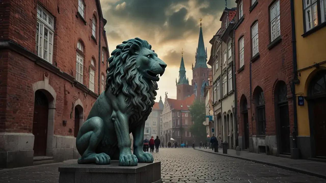Fascynujące legendy Gdańska: historia lwów na trasie spacerowej