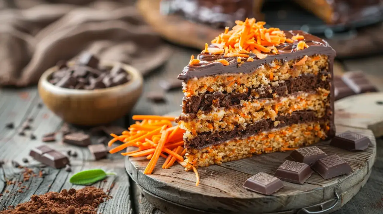Ciasto marchewkowe z czekoladą: Zdrowie w słodkiej wersji. Pyszne