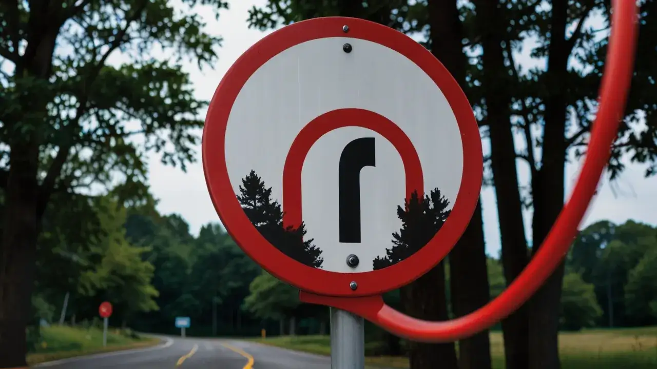 Jakie ostrzeżenie niesie biały znak z czerwoną obwódką? Uważaj!