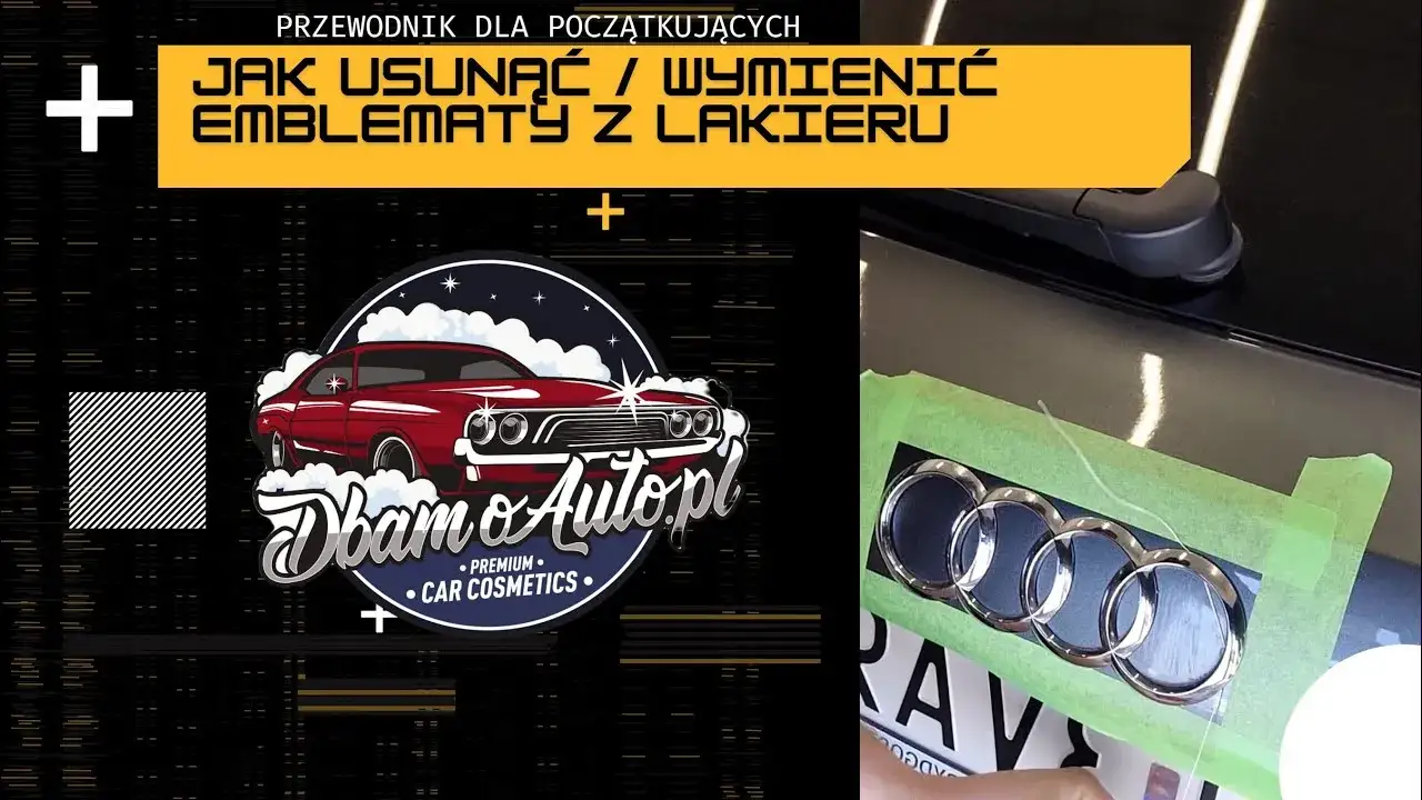 Jak usunąć emblematy z samochodu bez ryzyka uszkodzenia lakieru