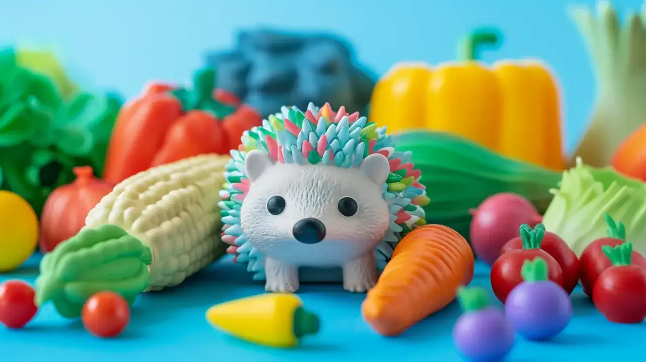 Jeżyk dla dzieci: Zwierzątka-zabawki rozwijające zmysły malucha