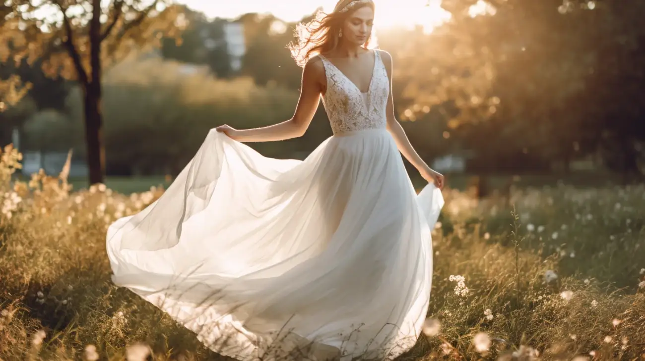 Elegancka Sukienka z Odkrytymi Plecami na Wesele - Styl i Komfort na Twoją Uroczystość