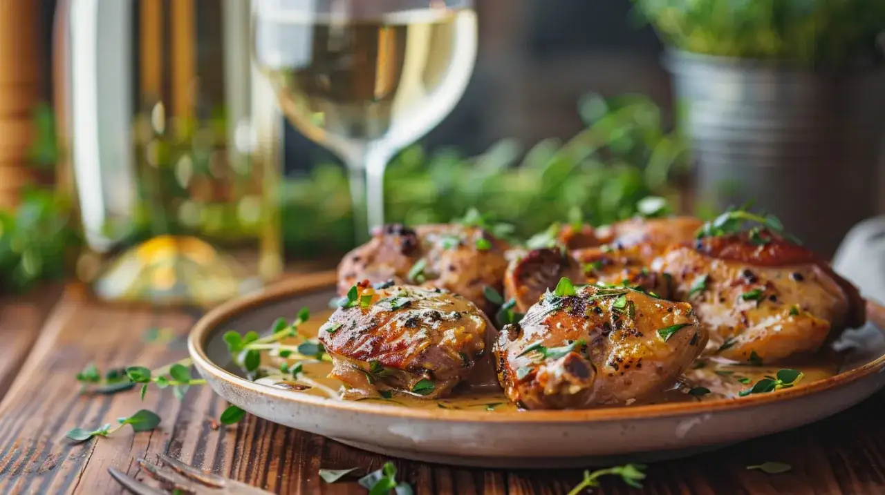 Przepis na królika w sosie śmietanowo-musztardowym