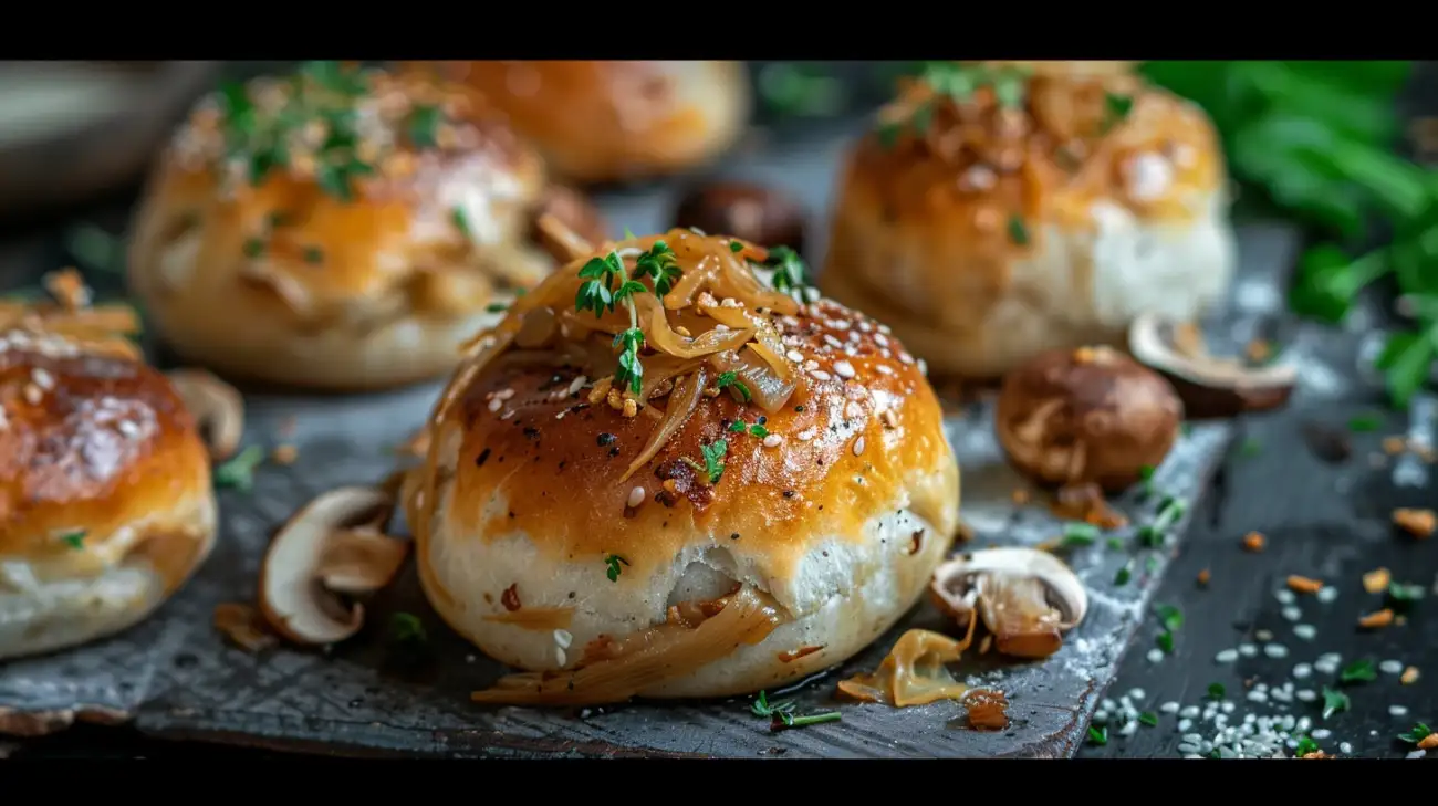 Bułeczki z kapustą i grzybami: Idealne do obiadu i kolacji