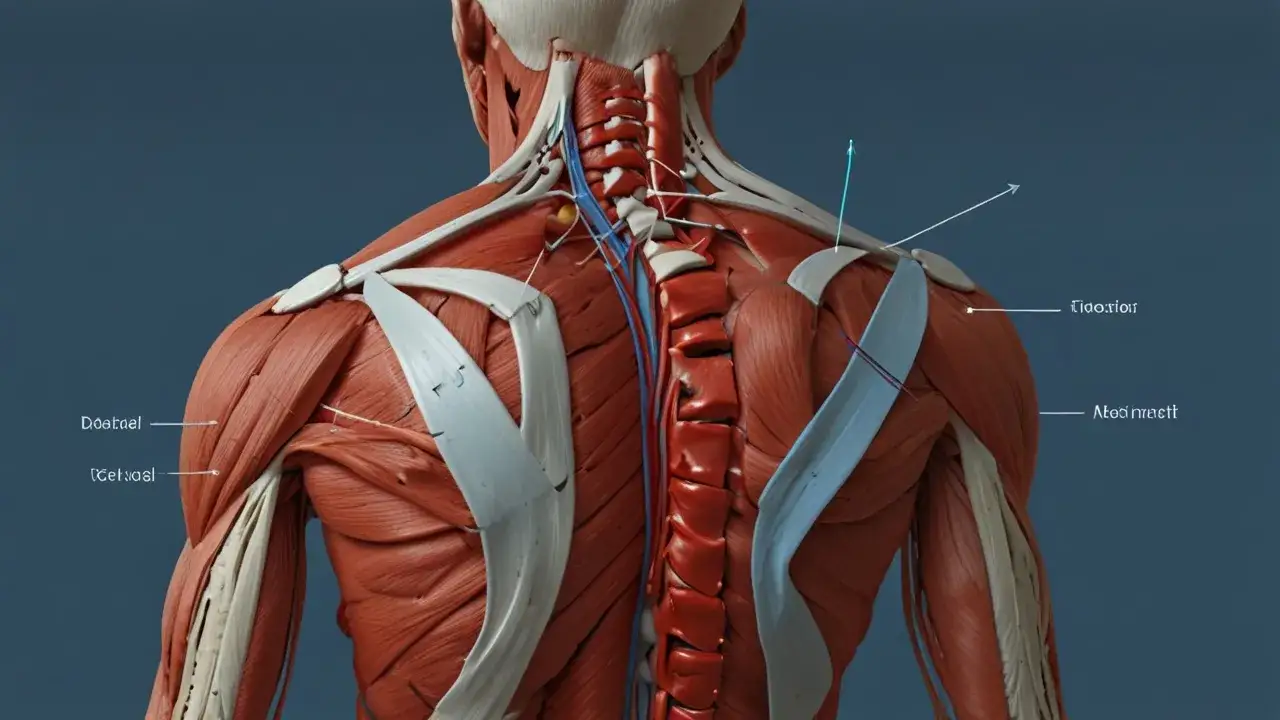 Budowa i rola mięśnia czworobocznego - Kluczowe informacje anatomiczne