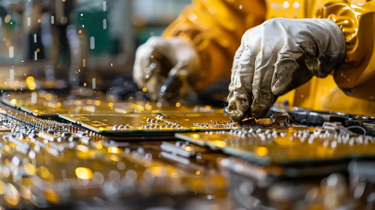 Odzysk złota z elektroniki: Sekrety recyklingu i procesu odzyskiwania