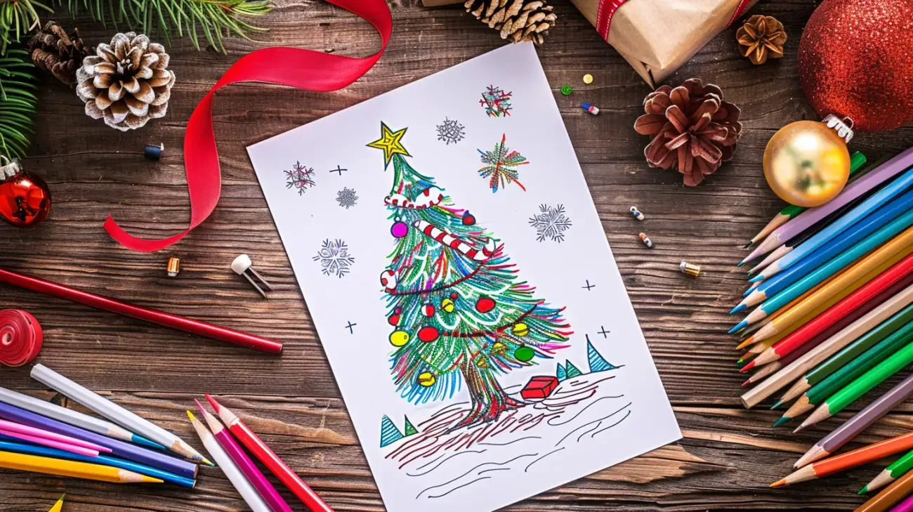 Choinka do kolorowania i wydruku: Świąteczna zabawa dla małych artystów
