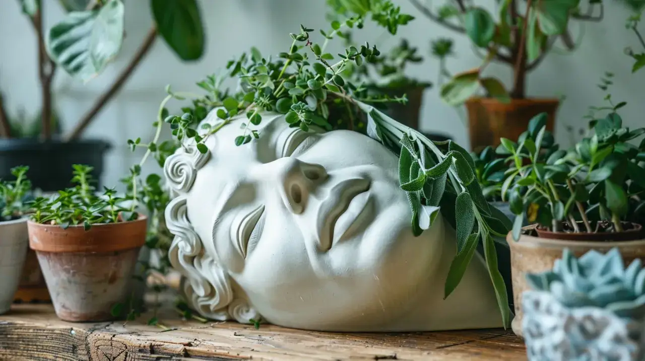 Doniczka głowa biała: Jakie rośliny wybrać do białej doniczki?