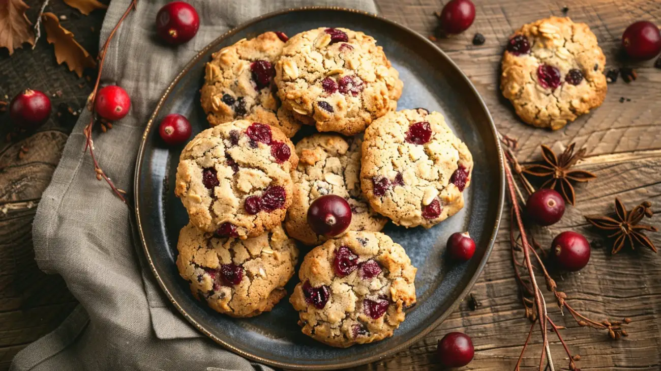 Ciastka owsiane z żurawiną fit: Zdrowa przekąska bez wyrzutów