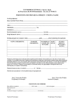 Umowa wynajmu rusztowania wzór - uniknij kosztownych błędów