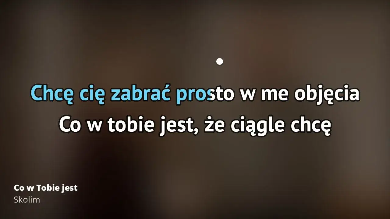 Co w tobie jest - pełny tekst piosenki Skolima z podziałem na zwrotki
