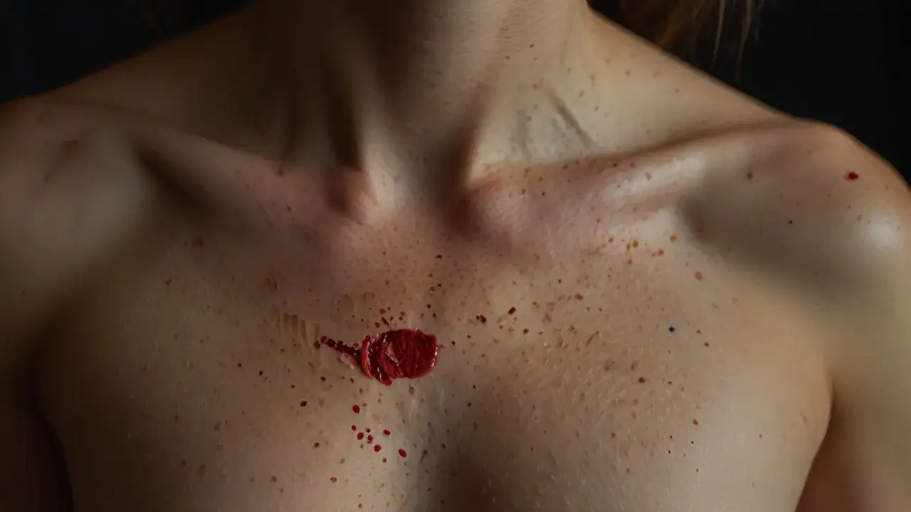 Czerwone plamy na dekolcie to ukryty sygnał nerwicy? Wyjaśniamy