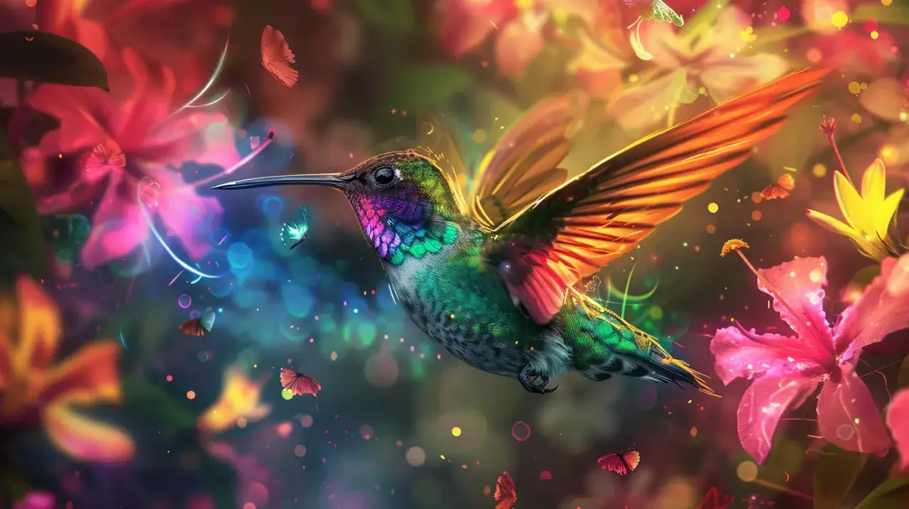 Koliber - duchowe znaczenie i symbolika kolibra jako ptaka mocy