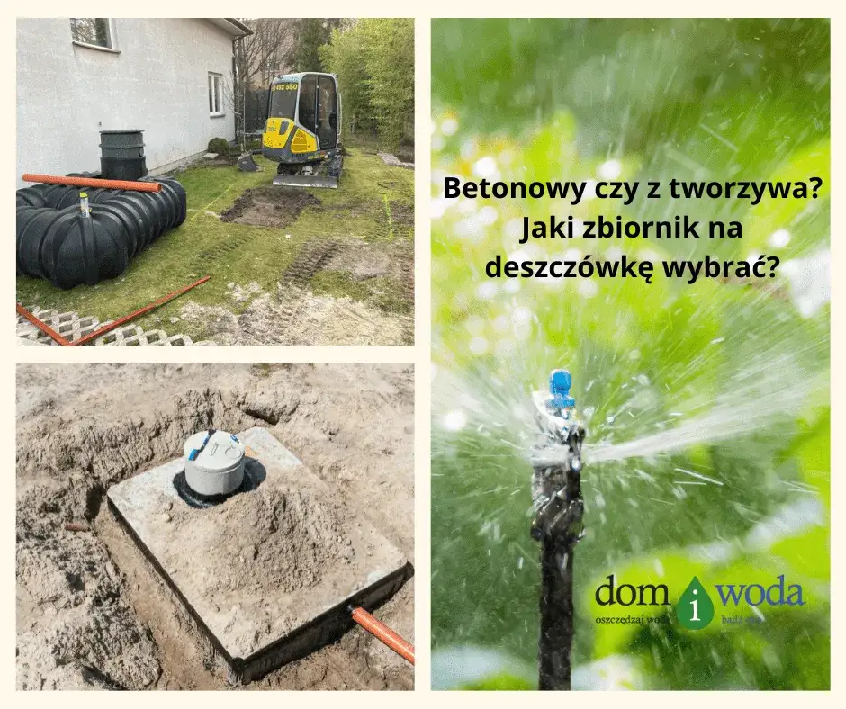Zbiornik na deszczówkę plastikowy czy betonowy – co wybrać, aby zaoszczędzić?