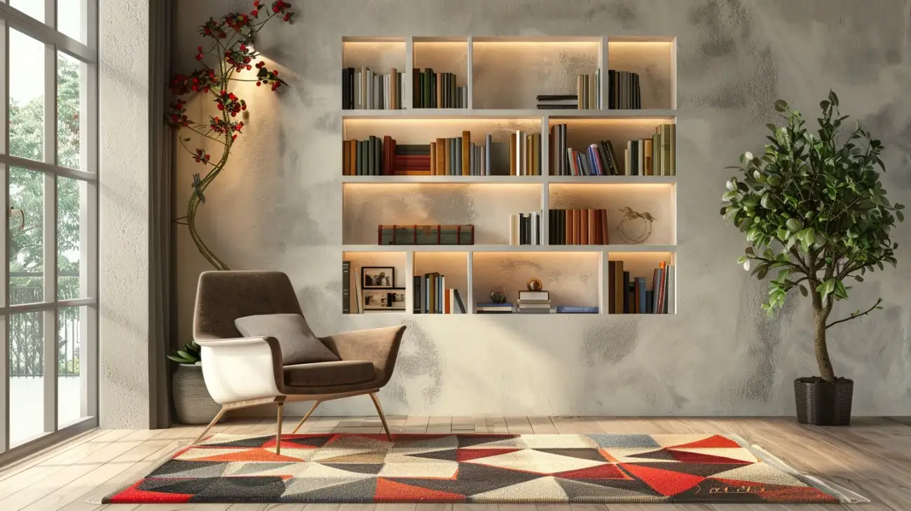 Gotowe półki z karton-gipsu - praktyczna elegancja na ścianie