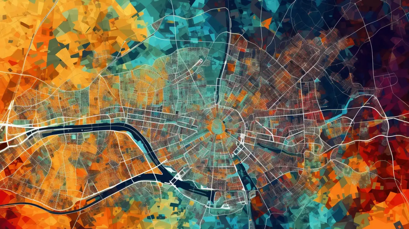 Mapa dzielnic Wrocławia z ulicami - Wrocław mapa dzielnic