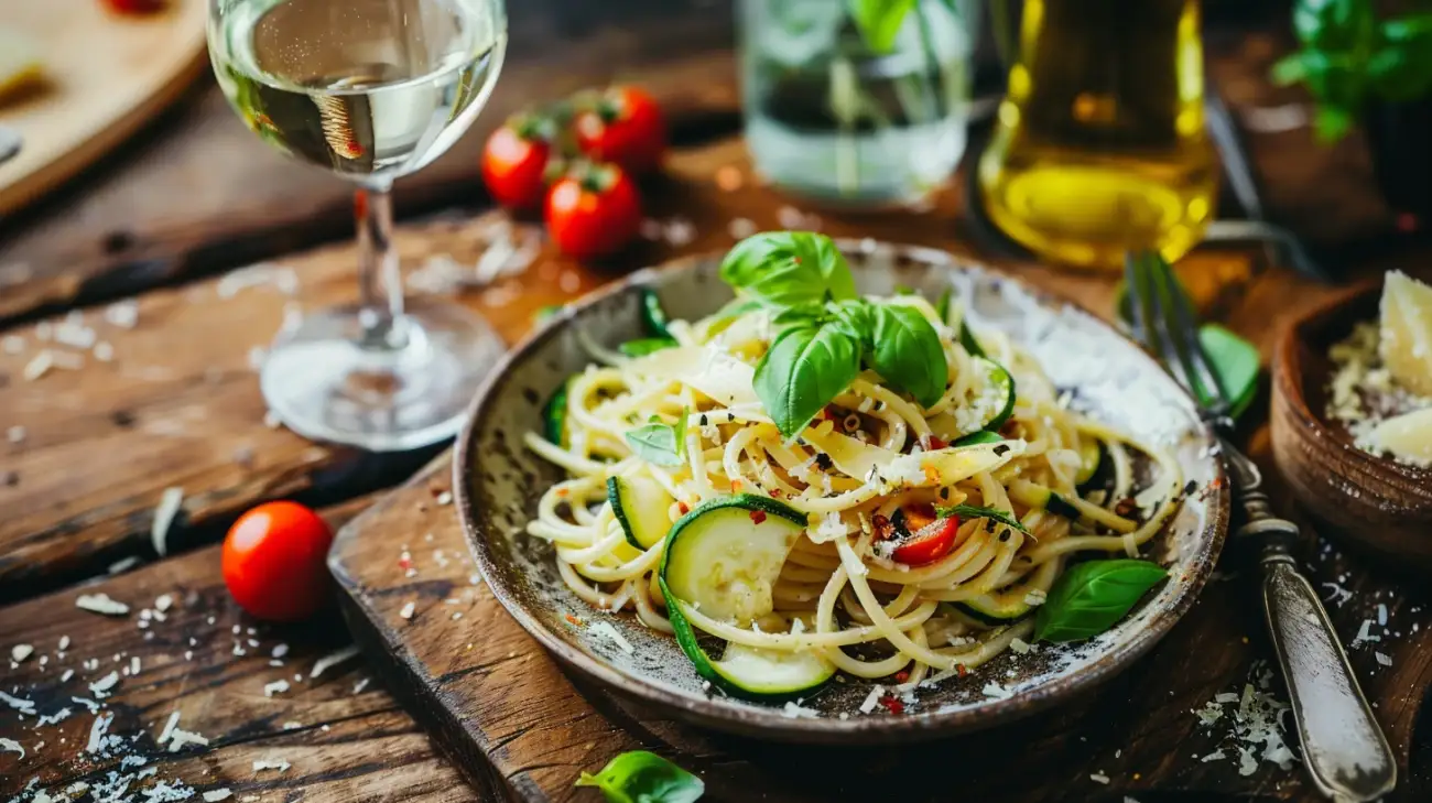 Delikatny smak: Makaron z ricottą i cukinią - prosty przepis