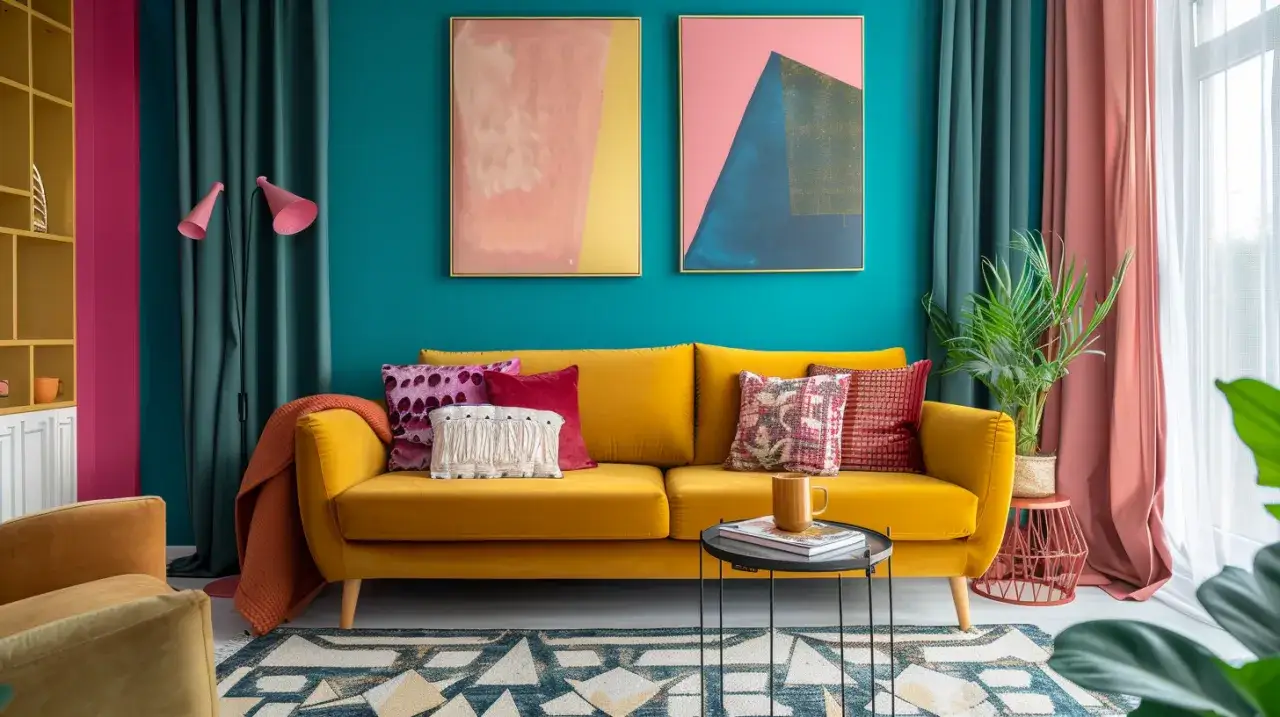 Modne połączenia kolorów w mieszkaniu - Inspiracje i pomysły