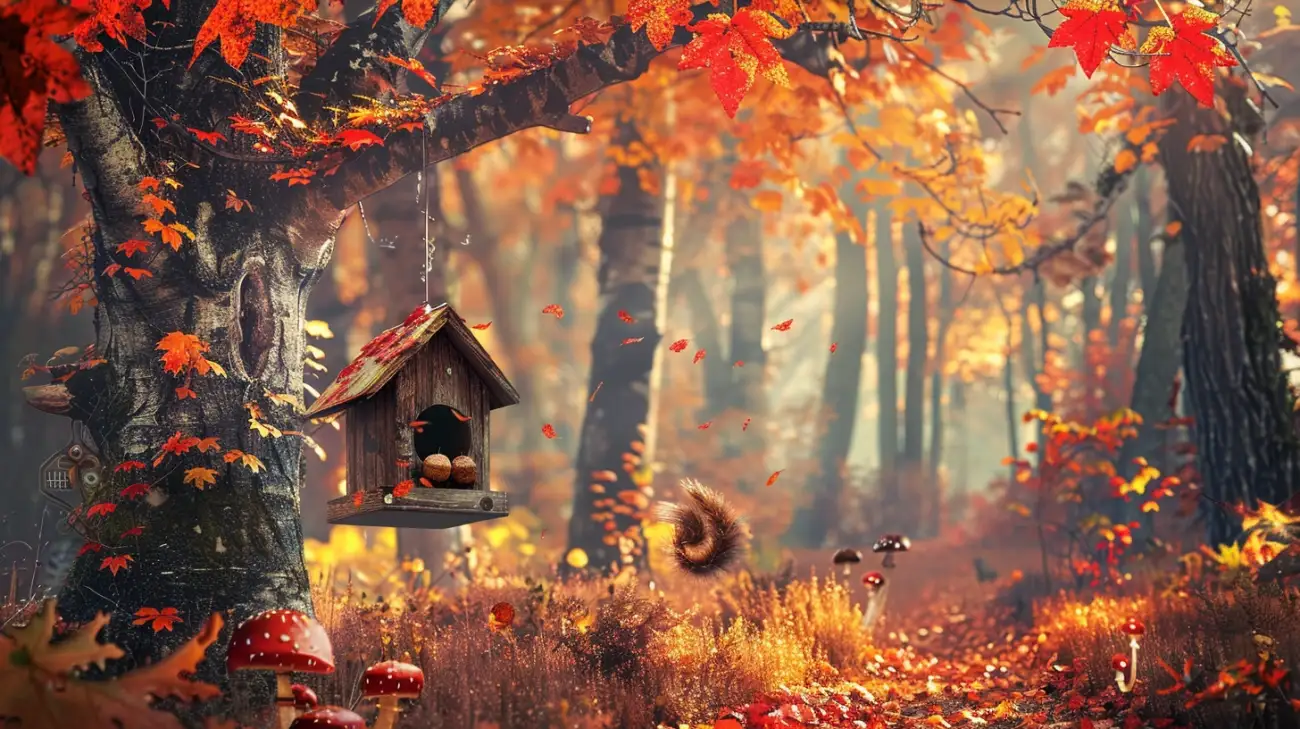 Kolorowanki z jesiennymi drzewami i liśćmi do druku dla małych artystów