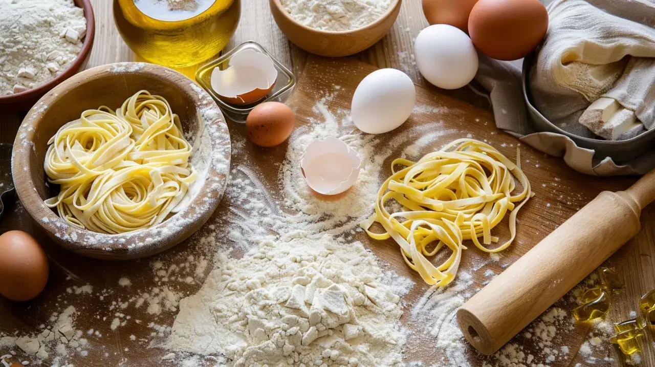 Włoskie przysmaki: Jak zrobić domowy chleb i makaron? Sprawdzone przepisy