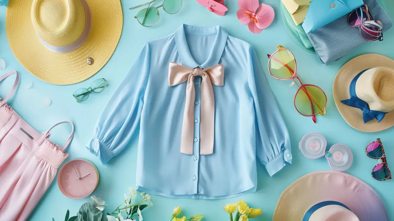 Błękitna bluzka: 4 kolory, z którymi stworzy hit w Twojej szafie