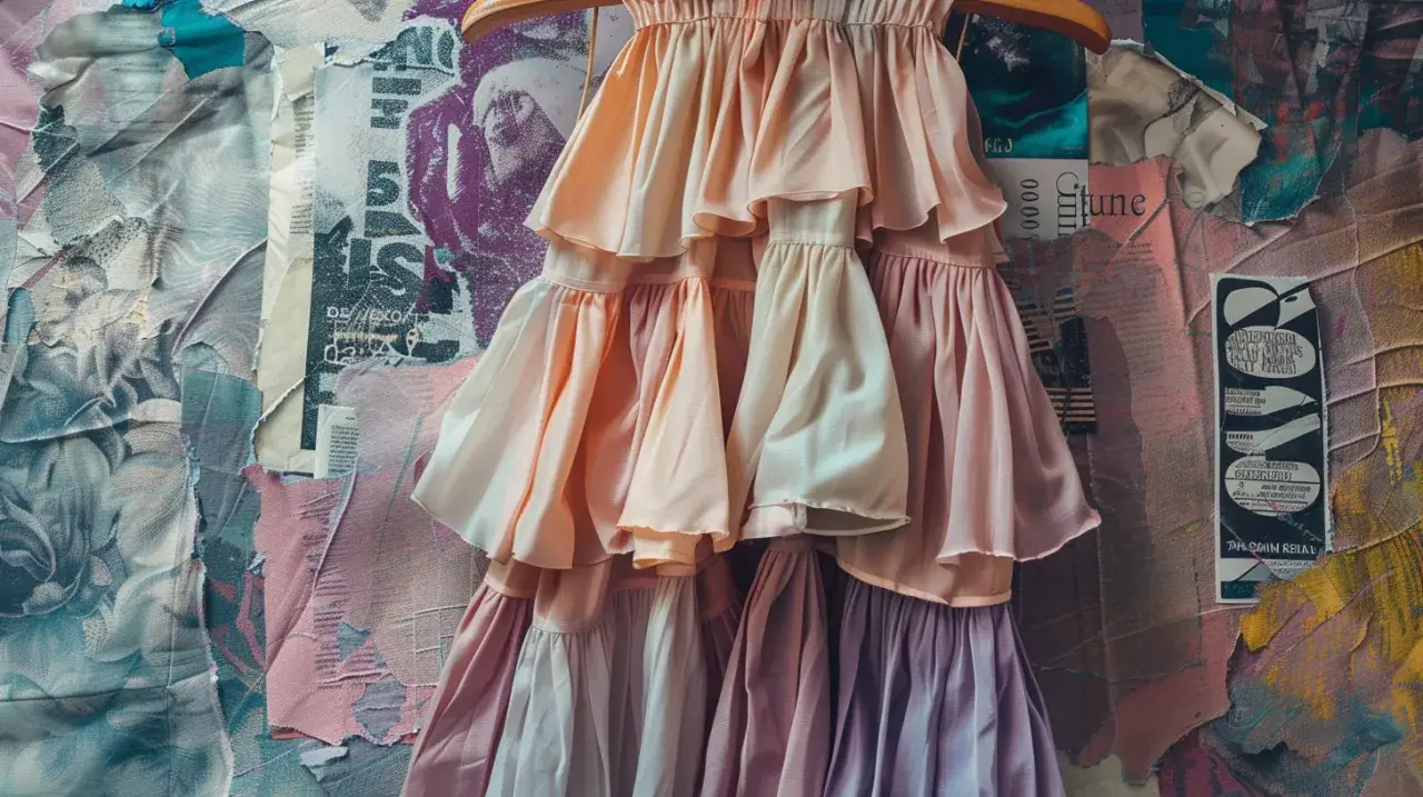 Długa spódnica z falbanami: powrót do lat 70 czy nowy trend mody?